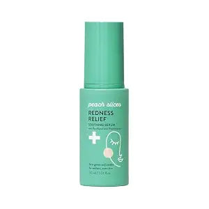 Peach Slices - Redness Relief Soothing Serum (1.01 oz) - Strengthen & Soothe - Resilient & Even Skin - Panthenol, Rhodomyrtus, Cica, & Allantoin - Vegan, Cruelty Free, Korean Skin Care & Beauty