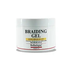 Bellatique Braiding Gel for Braids, Locs & Edges, Max Hold, 8.81oz