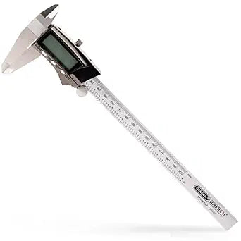 General Tools Digital Caliper #147-6" Precision Measuring Tool - Stainless Steel Ruler