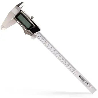 General Tools Digital Caliper 1478 - 8" Caliper Measuring Tool - Stainless Steel Ruler
