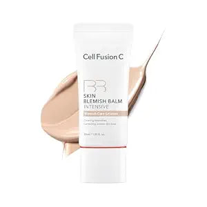 Cell Fusion C Skin Blemish Balm No.23 Signature Beige - Light/Medium, Lightweight BB Cream with Ceramide, Tinted Moisturizer for Sensitive Skin, SPF-Free, Korean Makeup, 1.01 fl.oz.