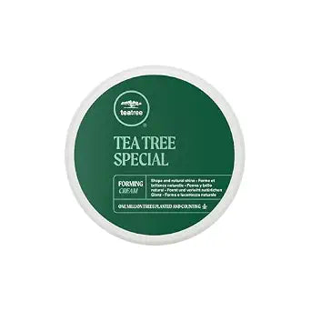 Tea Tree Forming Cream, Flexible Hold, Natural Shine Finish, For All Hair Types, Especially Medium to Coarse, 3 oz