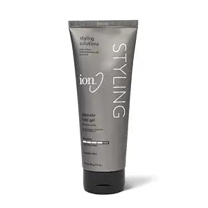 ion Styling Solutions Ultimate Hold Gel, Firm Hold Styling Gel, No Flaking, Paraben Free, 7.5 oz.