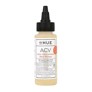 dpHUE Apple Cider Vinegar Hair Rinse, 2 oz - Shampoo Alternative, Scalp Cleanser & Post Workout Rinse - Removes Buildup & Sweat - Protects Natural Hair Oils