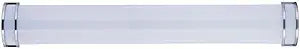Maxim Lighting Linear 36" 1-Light Bath Vanity Light | Satin Nickel Finish | White Opal Acrylic Shade | Transitional Bath Vanity Light | Ideal for Bathrooms & Powder Rooms | 55535WTSN