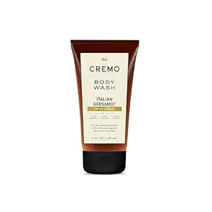 Cremo Body Wash for Men, Italian Bergamot, Travel Size, 3 Fl Oz