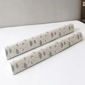 ComfyBumpy 2-Pack Bed Bumper for Toddlers 52" x 5" Foam Rail Guard with Non-Slip Stability | Safer & More Secure Convex Design | Fits Twin, Full, Queen & King Mattresses