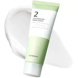 numbuzin No.2 Cream | Cica Ceramide Repair Cream | Ceramide, Centella Asiatica | Hydrating, Calming, Strengthen Skin Barrier, Deep Repair, Recovery | All Skin Types | 2.02 fl. oz.