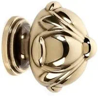 Alno A6929-38-PA Ornate Traditional Knobs, Polished Antique, 1-1/2"