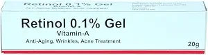 Retinol 0.1 Cream ��� Cosmetic Skin Care Formula for Smoother Looking Skin, 20g