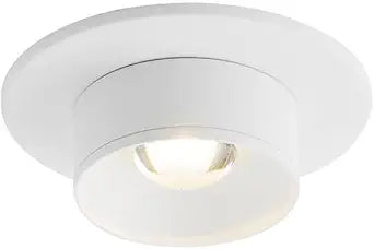Maxim Lighting Caldera 1-Light Flush Mount | White Finish | Glass Shade | Transitional Flush Mount | Ideal for Bedrooms, Hallways & Entryways | Dimmable Damp Rated | 86210WT