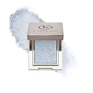 K'APEINE Glitter Eyeshadow, Single Eyeshaow Palette Shimmer Highlighter Metallic Eyeshade Professional Long-Lasting Waterproof Makeup Palette for Everyday Special Occasions (05# light blue)