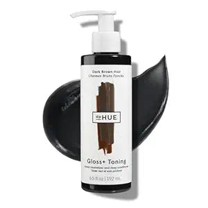 dpHUE Gloss+ Toning, Green - Deep Condition & Neutralize Brass - For Dark Hair, Red Warmth, Dark Brown - Anti-Brass Treatment, Hair Conditioner - Vegan, Leaping Bunny - 6.5 oz