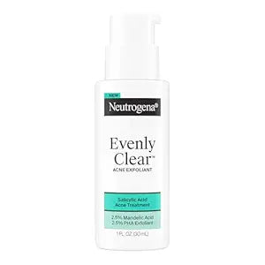 Neutrogena Evenly Clear Acne Exfoliant, 1 fl. oz