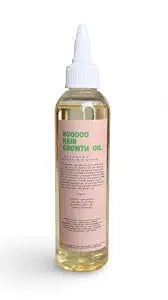 Glossed By Nae Voodoo Hair Growth Oil - Infused with Rosemary, Lemongrass, Grapeseed & Castor Oil for Hair Growth, Scalp Itchiness & Dry Scalp - 4 Fl Oz - All Hair Types
