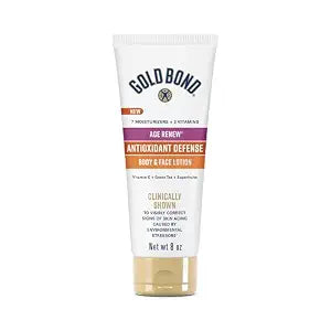 Gold Bond Age Renew Antioxidant Defense Body Lotion & Face Moisturizer