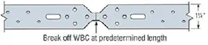 Simpson Strong-Tie Hardware Bracket WB126C - Wall Bracing Coil, Galvanized, 12 Pack - 11 Ft 4.75 in