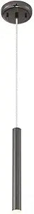 Z-Lite 917MP12-PBL-LED 1 Light Mini Pendant, Pearl Black