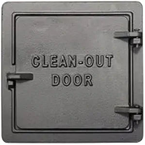 US Stove Company COD8 Natural Organic Chime Clean Out Door, 8"