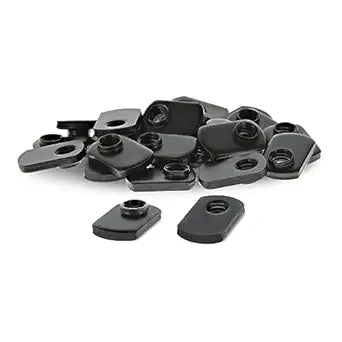 8020, 3278, 15 Series 5/16-18 Offset Threaded Slide in Economy T-Nut Steel T-Slot Accessories for 80/20 Aluminum Extrusion Hardware Nuts