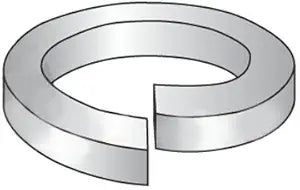 M24 DIN127B Split Lock Washers A2 Stainless Steel (Quantity: 25 pcs) - Inside Diameter: M24