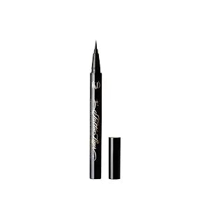 KVD Tattoo Liner - Trooper Black - Satin Black, Waterproof Liquid Eyeliner, Ultra���������Precise Brush Tip, Smudge���������Resistant Allï
