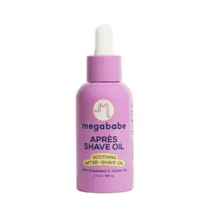 Megababe Après Shave Oil, Soothing After-Shave Oil, 5 Ingredients, 2 fl oz
