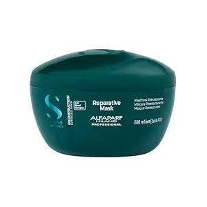 ALFAPARF MILANO Semi di Lino Reconstruction Reparative Mask - Color Safe Deep Conditioning Hair Mask - Damaged Hair Repair - For Medium to Thick Hair- Vegan Formula (6.88 oz)