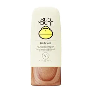 Sun Bum Daily SPF 50 Clear Gel Face Sunscreen - Travel Size, 1.7 oz