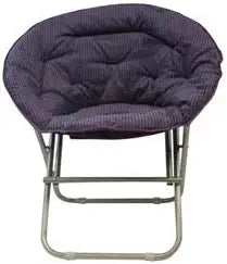 DormCo Comfy Corduroy Moon Chair - Uptown Purple
