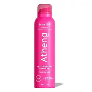 Athena Club Aluminum Free Deodorant Spray For Women, Super Pink, 4 Oz