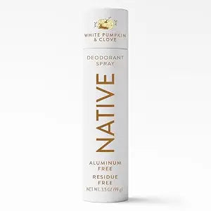 Native Aluminum-Free Body Spray for Women & Men White Pumpkin & Clove 3.5oz