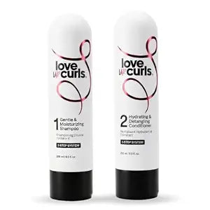 Love Ur Curls Curly Hair Shampoo and Conditioner Set - Moisturizing