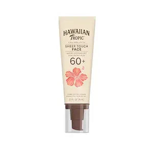 Hawaiian Tropic Sheer Touch Face Sunscreen Lotion SPF 60, 2.5 Fl Oz