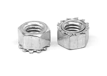 Keps Locknut 3/8"-24 Lock Nut with External Tooth Lock Washer (100 PK) 3/8"-24 Thread Size, Hex Width: 9/16 in, Hex Height: 25/64 in, Washer OD: 0.656 in