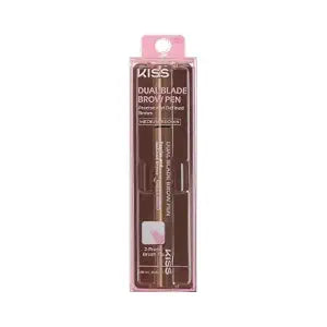 Kiss Dual Blade Brow Pen, Smudge Free, Net Wt. 0.55 mL (0.02 US fl. oz.) ��� Medium