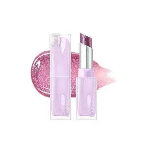 Joocyee Glazed Lip Tint, Lightweight Moisturizing Lip Oil Film Glossy Lipstick, Essence-Infused Hydrating Lip Balm with Squalane & Jojoba Oil Long Lasting Mirror Finish - Holo Haze
