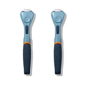 Dollar Shave Club - Blue Razor Handles (2 Pack) - DSC Replacement Handles