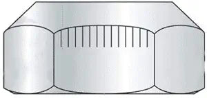 M24-3.00 Prevailing Torque Locknuts/Steel/Class 10 / Zinc/DIN 980 V (Quantity: 15)