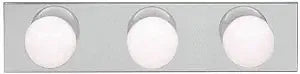 Kichler Linear Bath 3-Light Bathroom Vanity Light, Brushed Nickel