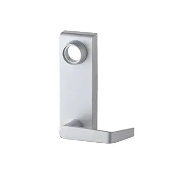 ED2000T-NL-R-ESC-NC-SP28 Grade2 Trim pack with Escutcheon Lever, Night Latch NC (requires mortise cylinder), Aluminum
