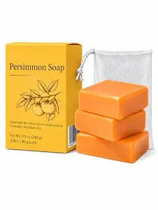 Persimmon Soap for Old People Smell, Natural Refreshing Scent Odor Cleanser