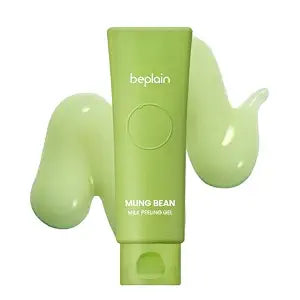 beplain Mung Bean Milk Peeling Gel, Hyaluronic Acid Exfoliator, 4.05 fl oz