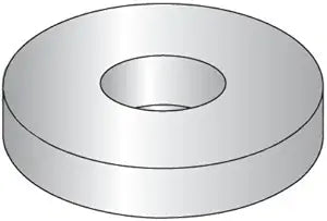 5/8" Flat Washers Stainless Steel A2 (18-8) Standard (Quantity: 50 pcs) - OD: 1-1/2" inch, Thickness: 0.062 inch