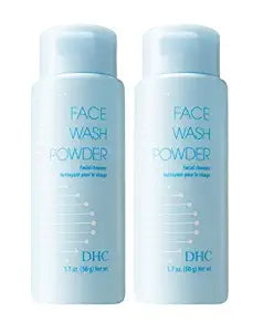 DHC Face Wash Powder, Enzyme Exfoliating Powder Cleanser, 1.7 oz, 2 Pack