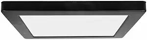 Access 20835LEDD-BL/ACR Transitional LED Flush Mount from ModPLUS Collection in Black Finish, 11.50 inches
