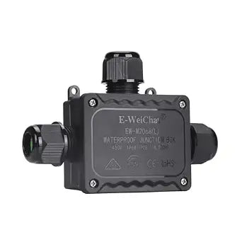 Junction Box IP68 Waterproof External Electric Power Box Outdoor Rapid Maintenance Open Splice Outlet Box Outside Extension Cord Cover EW-M2068L-3T