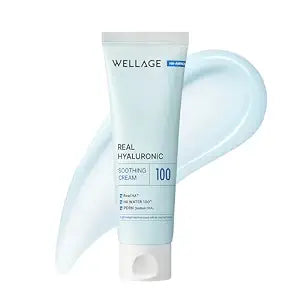 WELLAGE Real Hyaluronic Soothing Cream 100 2.7 oz., Moisturizer with PDRN