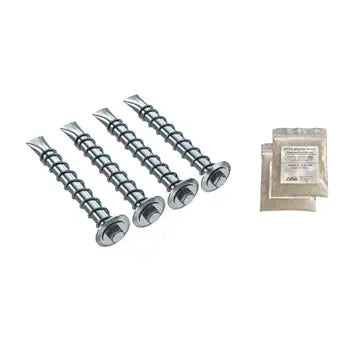 AK-4 Asphalt Anchor & Grout Kit - Four 1500 lbs. Pull Rated SP10-38 Chemical Anchors (5/8" x 6") with 2 EPX2 Anchoring Cement Bags
