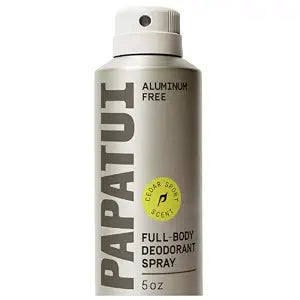 PAPATUI by Dwayne Johnson Full Body Deodorant Spray Cedar Sport 5 oz